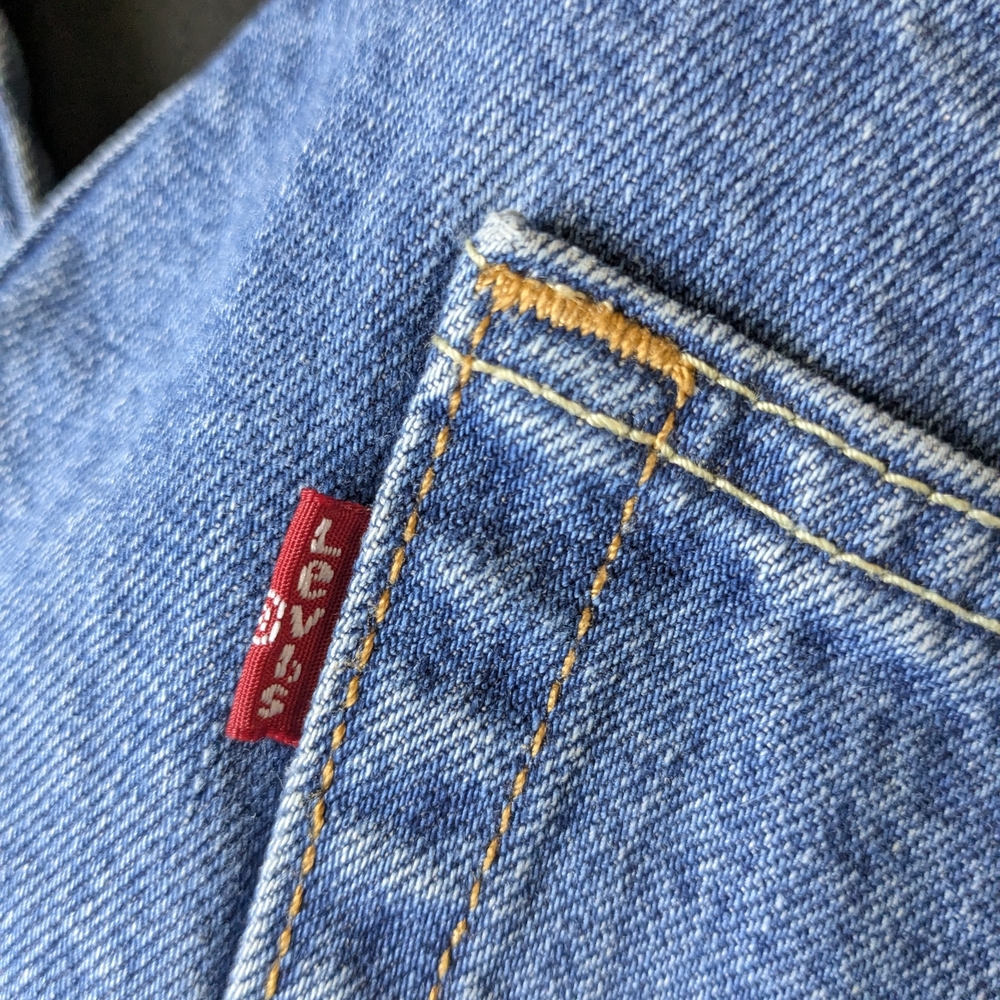 Levi's Men's 505 38x34 Regular Fit Classic Straight Denim Jeans CA00342 WPL 423 - Picture 8 of 13